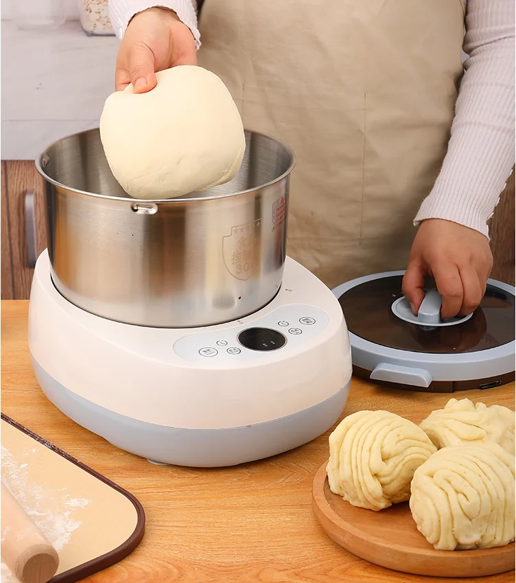 220V 5L Home Electric Dough Mixer Household Dough Fermenting/Mixing Machine Household Food Mixer