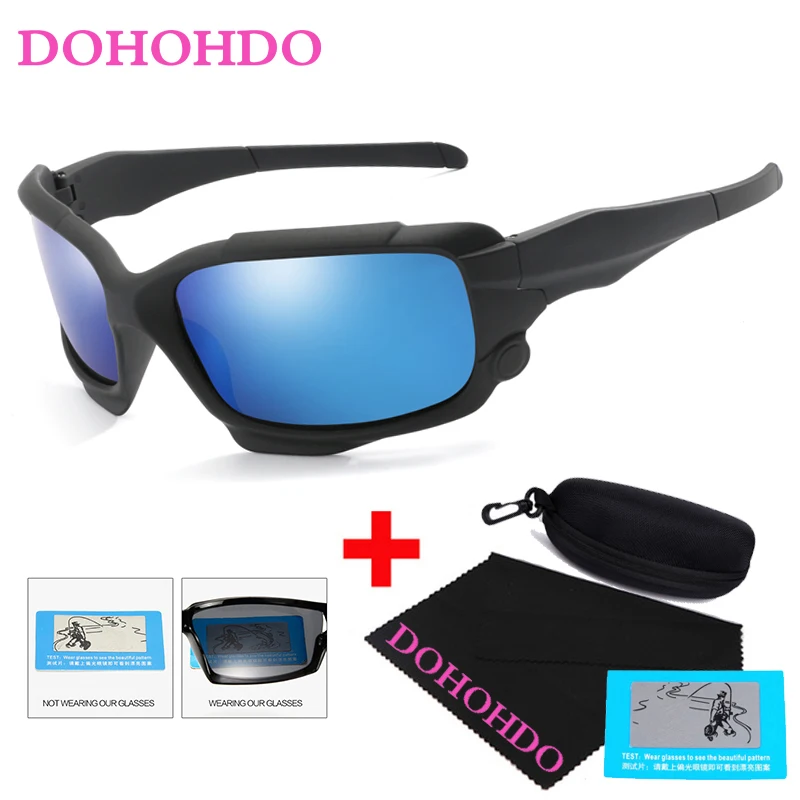 DOHOHDO Unisex Sport Vintage Sun Glasses Famous Brand Sunglases polarized Sunglasses retro Feminino For Women Men UV400 With Box