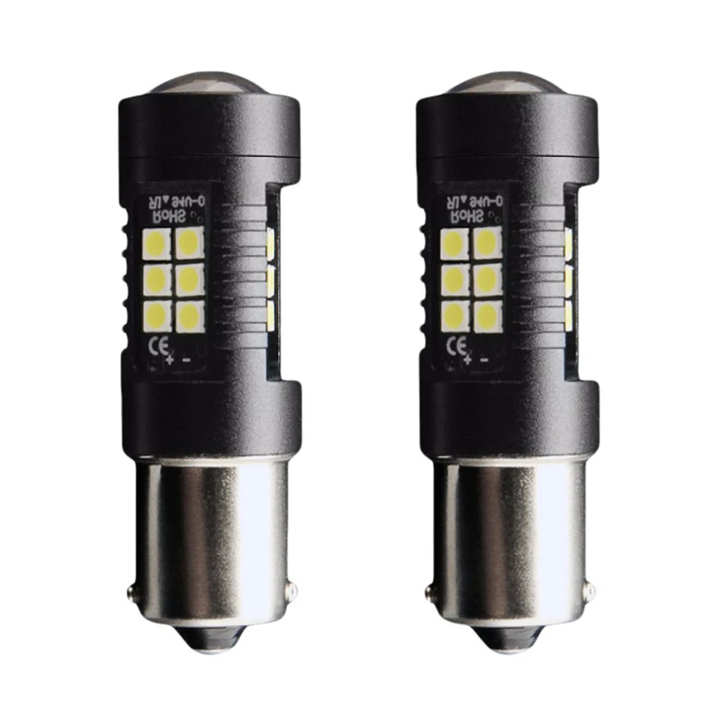 

ASLENT 2PCS 1156 BA15S P21W LED 1157 BAY15D P21/5W LED Bulb 7443 W21/5W 3157 R5W 3030 21 SMD Auto Lamp Bulbs Car LED Light 12V