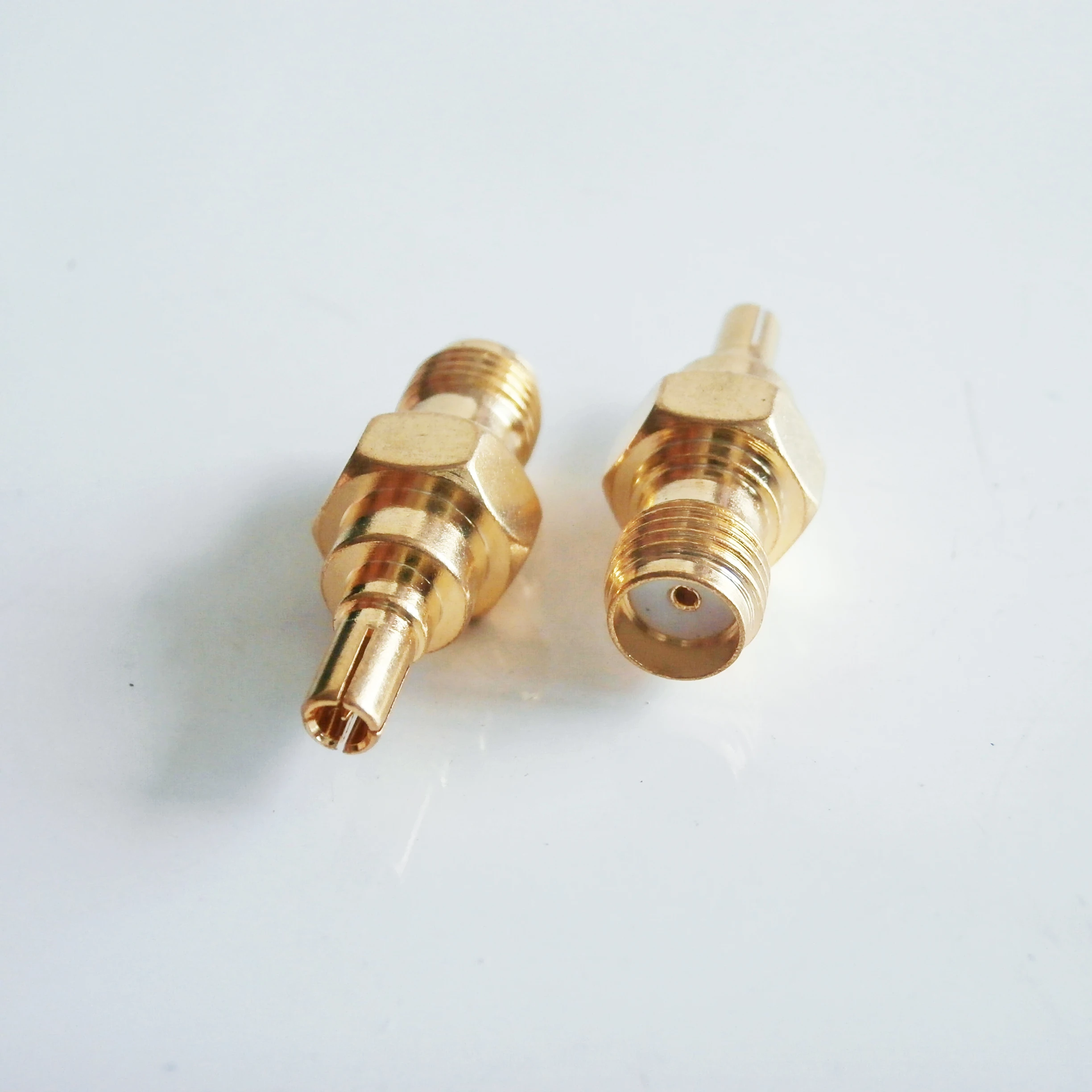 Sma Female Naar CRC9 Mannelijke Plug Sma Naar CRC9 Connector Socket Vergulde Messing Rechte Coax Rf Adapters