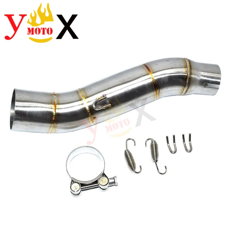 

CBR 300 Motorcycle Slip On Middle Exhaust Pipe Mid Link Connection Tube Muffler Pipes For HONDA CBR300 Models