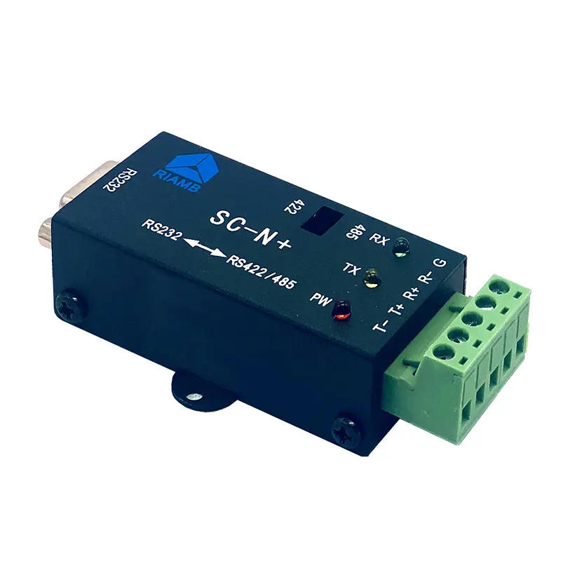 RS232 to RS422 / RS232 to RS485 passive bidirectional converter module sc-n / sc-n + isolation