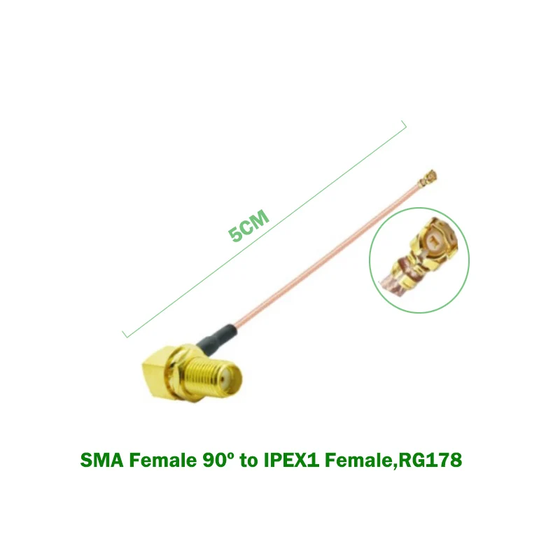 EOTH-antena de 10 piezas, 868mhz, 5dbi, sma macho, 915mhz, lora, módulo de codo hembra, lorawan, antena de RP-SMA, RG178, IPEX, CABLE de 1 5CM