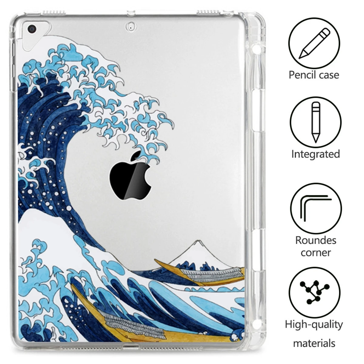 Tablet Case for iPad 7th 2019 12.9 10.2 10.5 11 2020 inch Mini 4 5 6 Air 1 2 3 Pro Clear Shockproof Silicon Painting Cover Funda