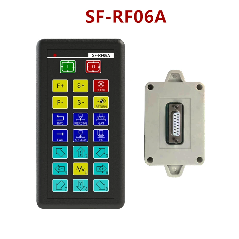 SF-RF06A de control remoto inalámbrico, máquina de corte por plasma con llama, sistema CNC, para SF-2300S/SF-2310S/SF-2100C/SF2100S/C-QG
