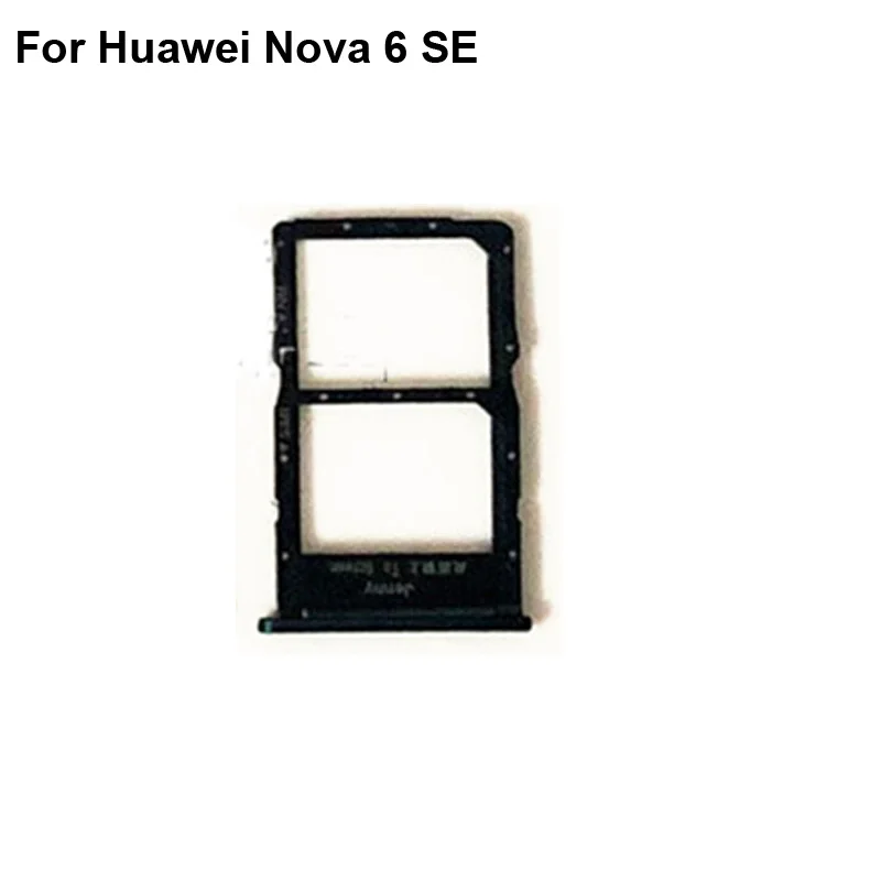 2PCS For Huawei Nova 6 SE New Tested Sim Card Holder Tray Card Slot For Huawei Nova6 SE Sim Card Holder Replacement 6se