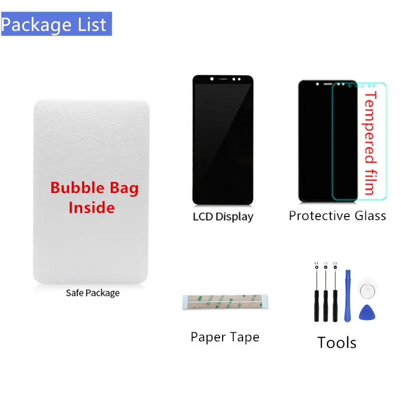 For Xiaomi Redmi Note 5 Lcd Display Digitizer Assembly With Frame For Redmi Note 5 Pro Display Replacement Repair Parts