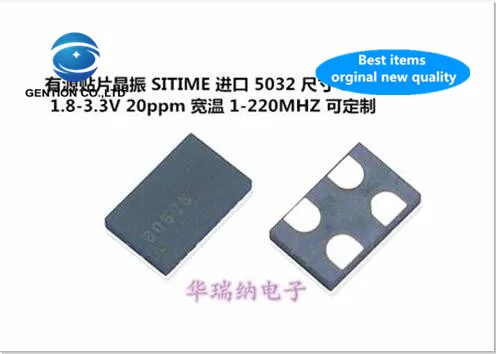 

10PCS 100% New original SITIME active SMD crystal oscillator 5032 6M 6MHZ 6.000MHZ 3.3V 1.8V wide temperature import