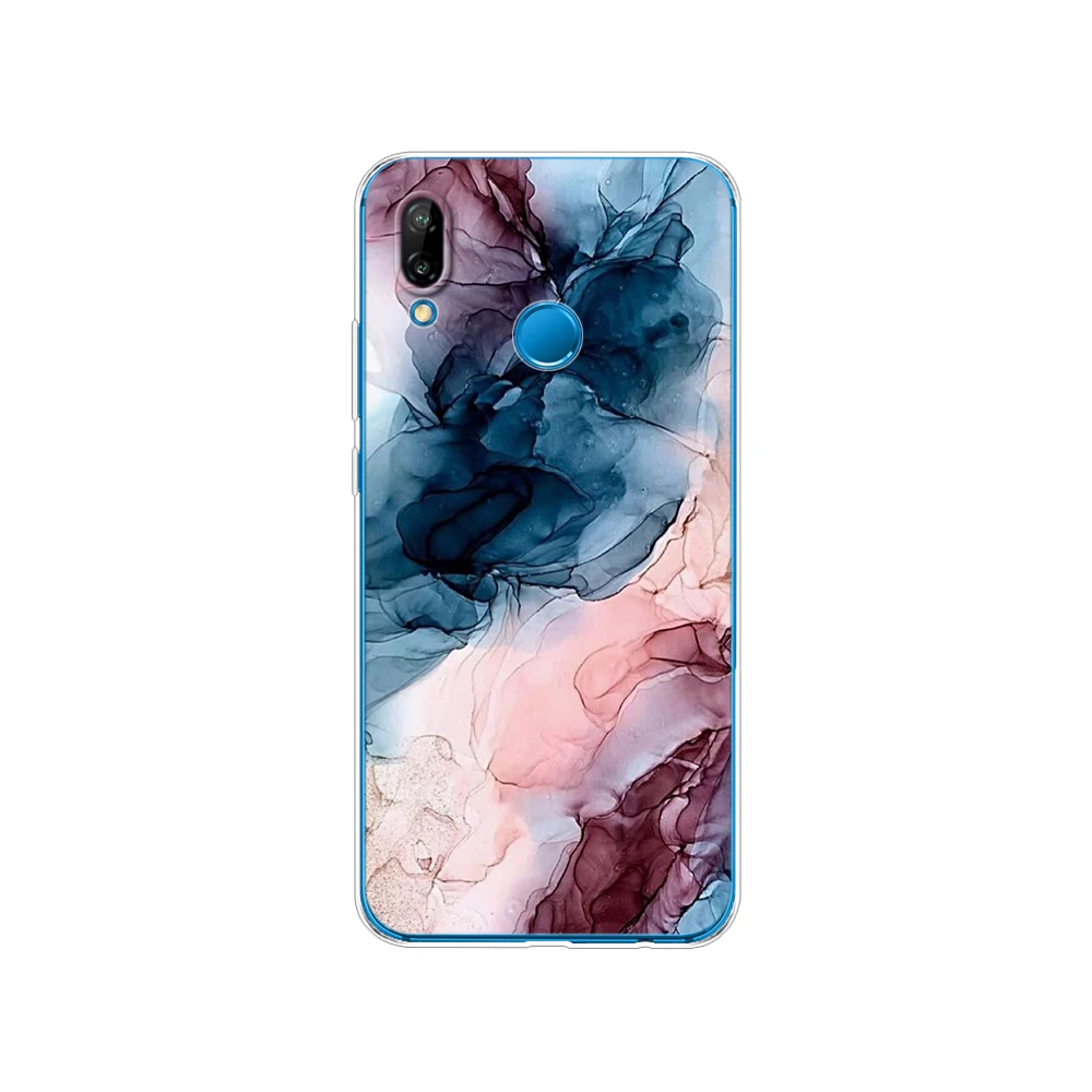 Silicon Cover Phone Case For Huawei P20 P7 P8 P9 P10 Lite Plus Pro 2017 p smart 2018 phone case fashion marble