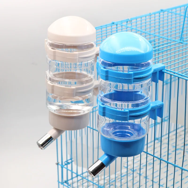 Alimentador de água automático para Pet, Gatos Coelho Cão Pombo Pássaro Garrafa De Água, Dispositivo de Dispensador de Gaiola, Produto Pet, 400ml