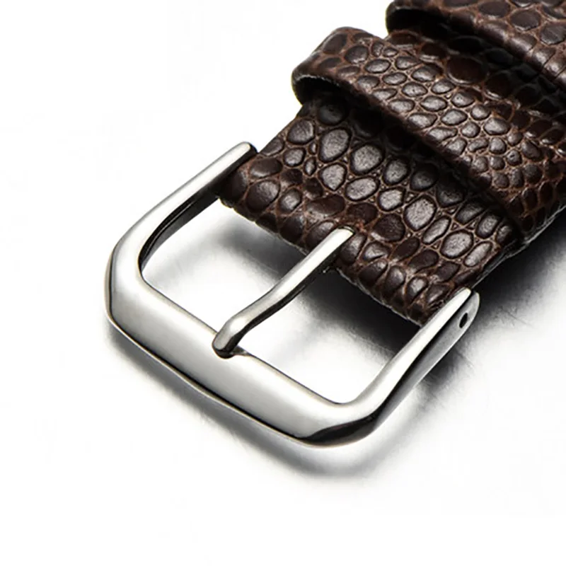 Ultrathin lizard pattern leather strap 12mm 14mm 16mm 18mm 20mm  black white red brown watchband for men and women bracelet