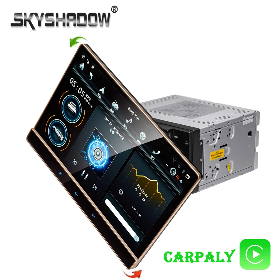 

New Gold Edge Tesla DSP HDMI IPS Carplay Car DVD Player PX6 Android 9.0 4G +64GB GPS Radio Wifi Bluetooth 5.0 for universal 2Din