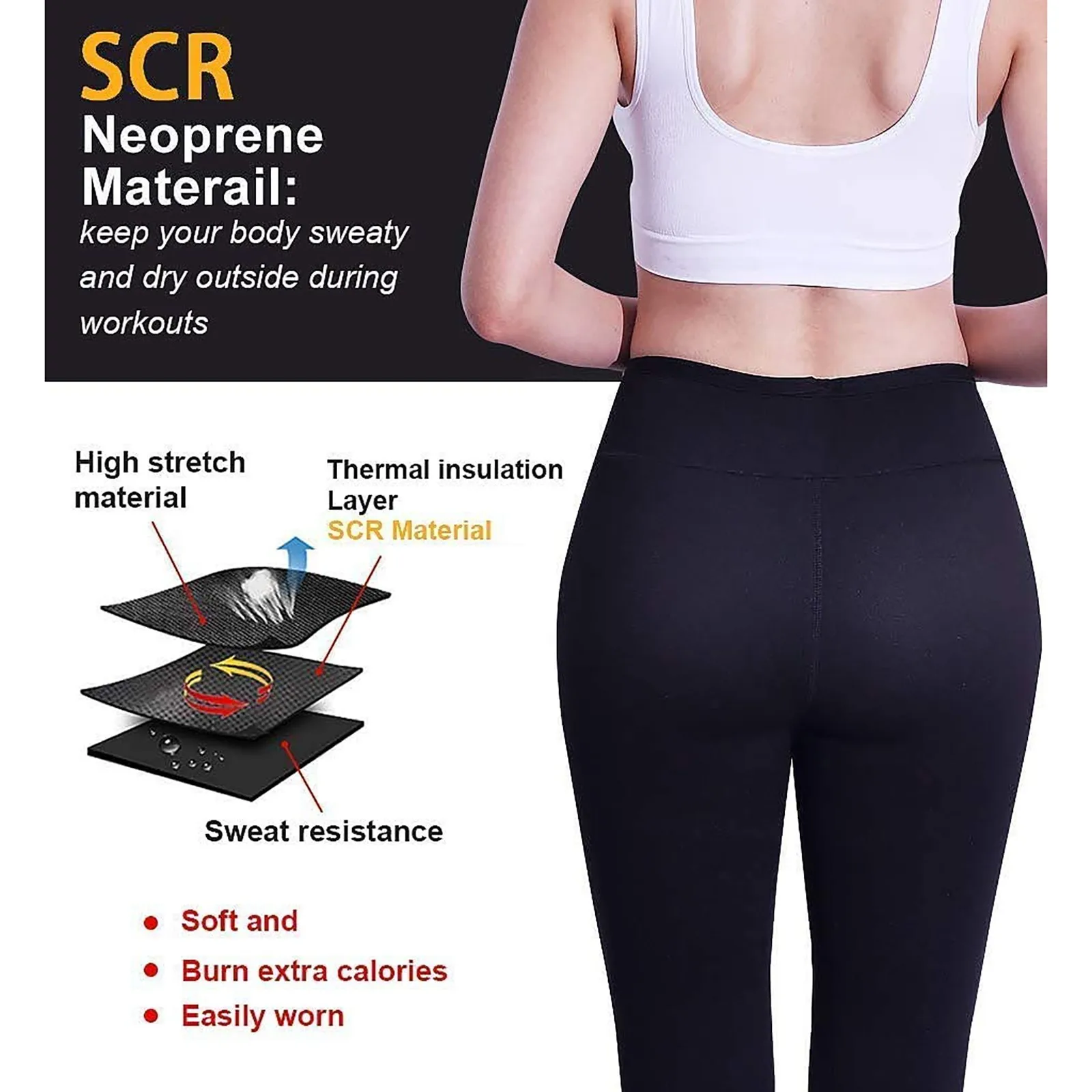 Sweat Sauna Pants Body Shaper Weight Loss Slimming Pants Women Waist Trainer Tummy Hot Thermo Sweat Leggings Fitness Workout