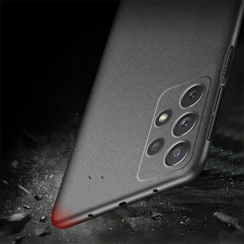 Ultra-Thin Slim Matte Sandstone Case For Samsung Galaxy A17 A55 A54 A53 S26 S25 S22 S23 S24 Ultra Plus Shockproof Hard PC Case