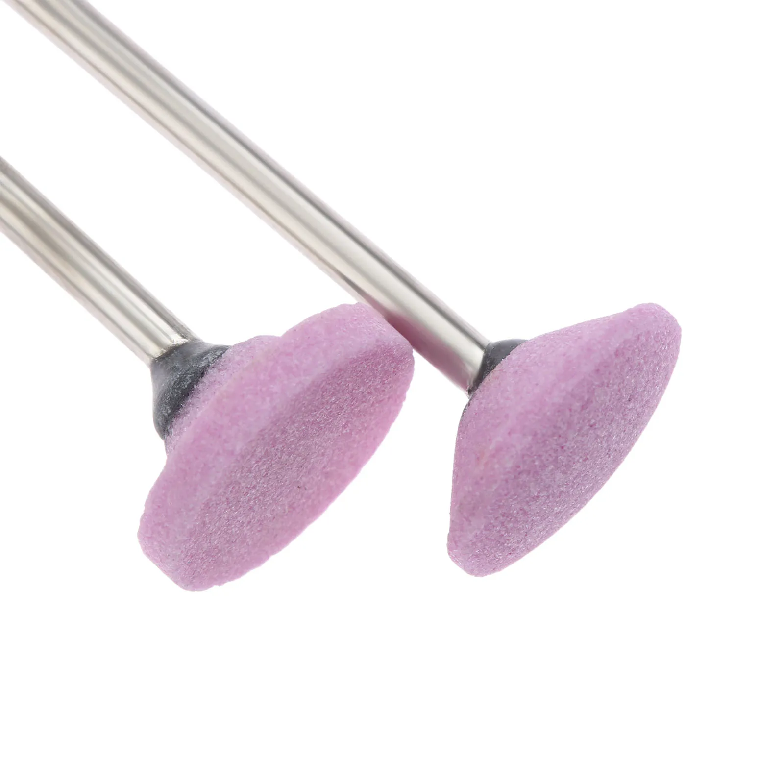 10Pcs Dremel Accessories 2.35mm Shank Red Buffing Polishing Grinding Head Wheel for Mould Finish Polish Grinder Rotary Tool