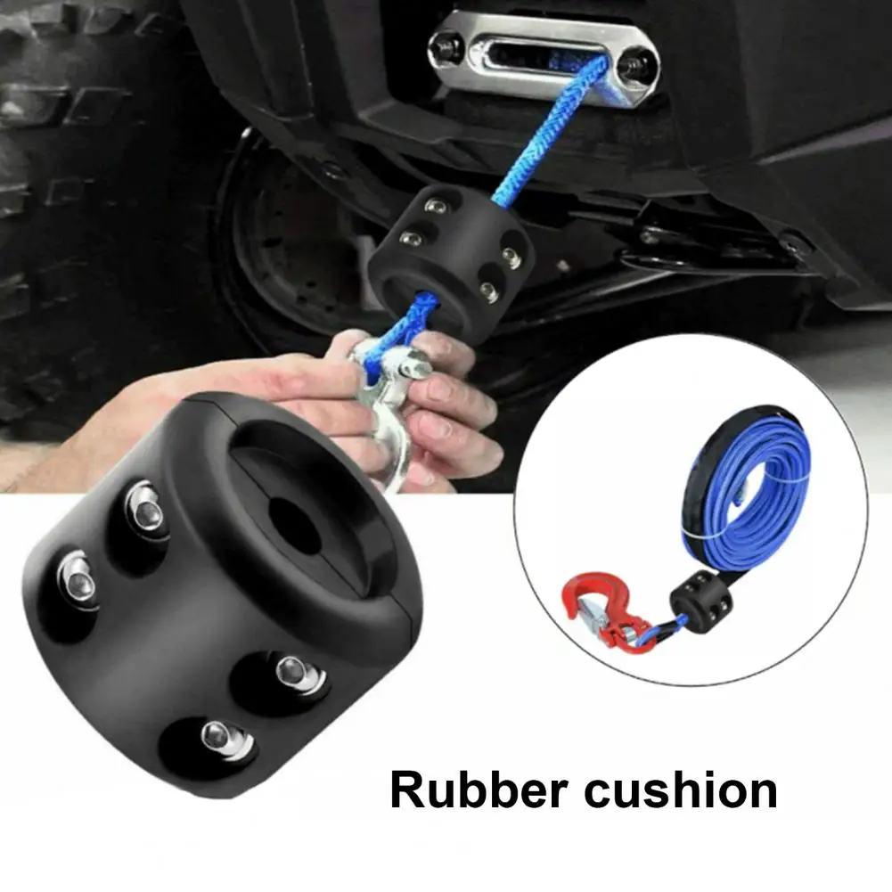 Winch Stopper  High-impact   Winch Cable Stopper Winch Cable Hook Rubber Cushion