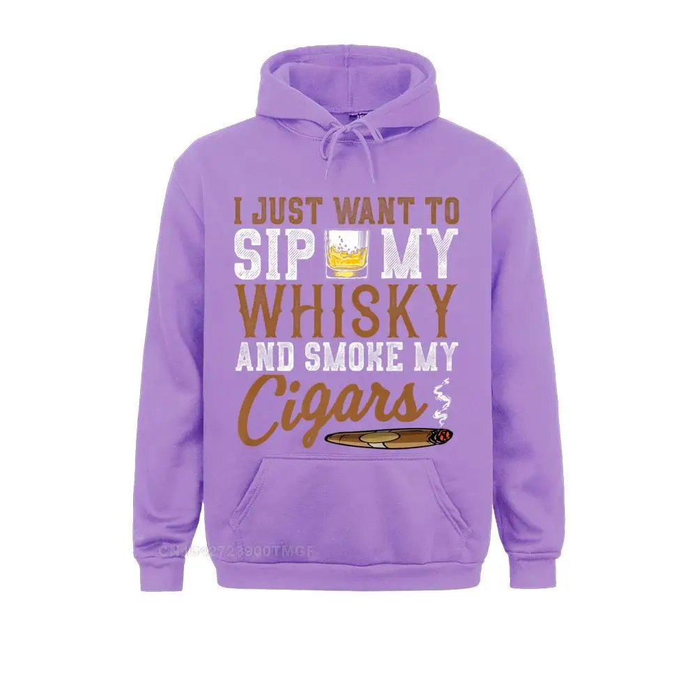 I Just Want To Sip My Whiskey Smoke My Cigars Grandpa Premium Oversized Hoodie Hoodies Women Streetwear Custom High Quality