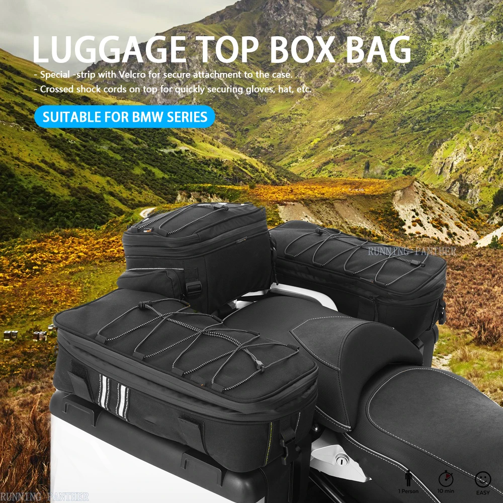 New Superimposed Luggage Storage Bag Rear Seat Bag Multifunctional Large-capacity For BMW as well as Hepco & Becker Top cases