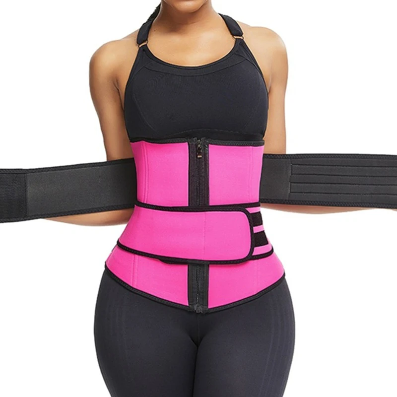 

Summer Body Shaping Belt Women's Neoprene Waist Sauna Weight Loss Belt Body Shaper Abdominal Control Belt Slimming Fitness Belt