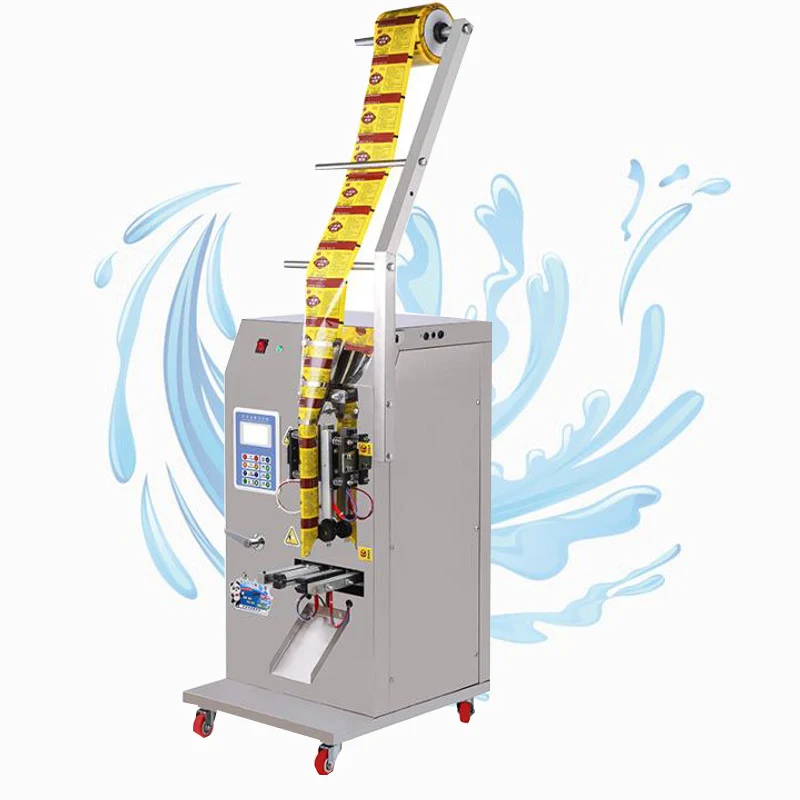 

400w Commercial Automatic Liquid Packaging Machine Seasoning Water Oil Vinegar Beverage Filling And Sealing Machine