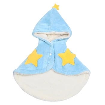 Winter Dog Soft Warm Pet Cat Dog Blanket Yorkshire Night Robe Flannel Thickened Hooded Pet Cloak Dog Pajamas Coat Nightwear 6