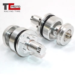 Front shock absorber screw cover Cap Preload Adjusters Fork Bolts For Suzuki SV650 S GSF 400 600 650 Bandit GSX 400 Impulse