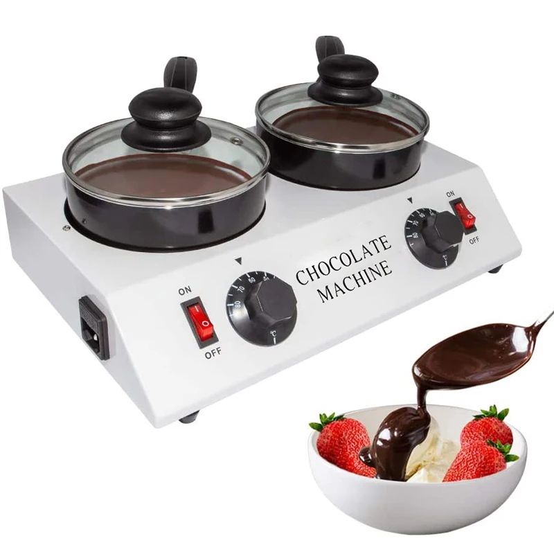 Chocolate Melting Pot Chocolate Tempering Machine  Control Heated device 110V Soap processing equipment Melting Double Pots 220v