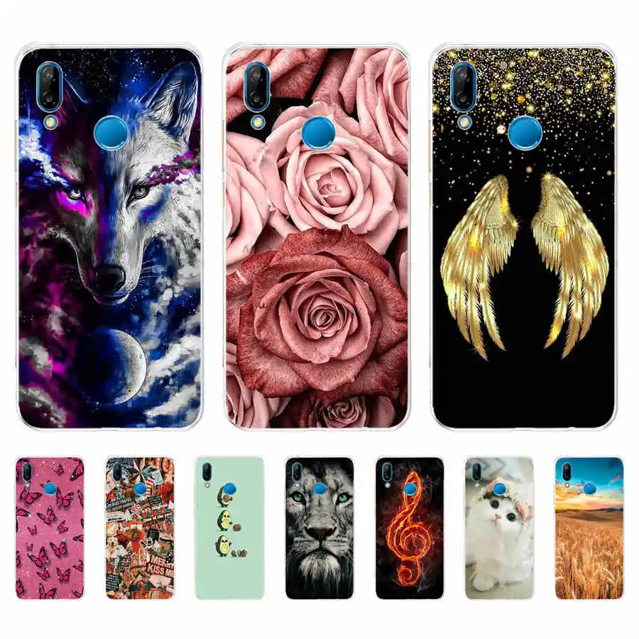 Silicone Case for Huawei Nova 3 3i  Case Soft TPU Coque Cover for Nova3 Nova3i INE-LX2 INE-LX9 Back Cover Bumper Shell Fundas