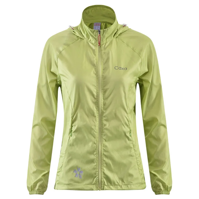 Outdoor Women Quick Drying Jacket Anti-UV Waterproof Wind And Rain Ultralight Thin Nylon Skin Jacket Hiking Cycling Jacket S-XL