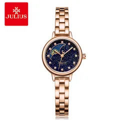 Julius Watch JA-1157 Women's Moonphase miltifuctional Staineless steel Watch