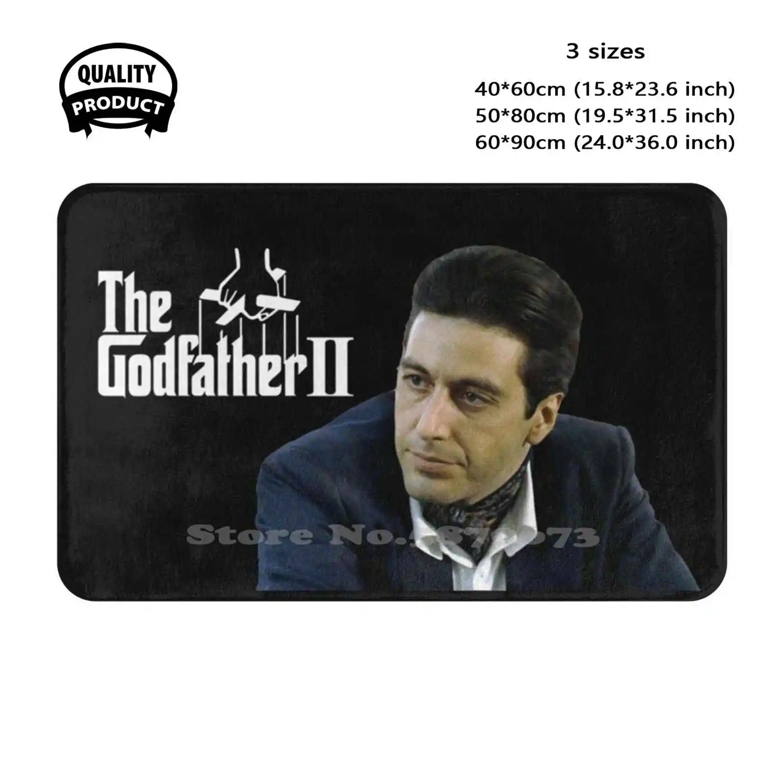 The Godfather Part 2 Al Pacino Soft Cushion Home Carpet Door Mat Car Rug The Godfather Mafia Film Al Pacino Italian Marlon