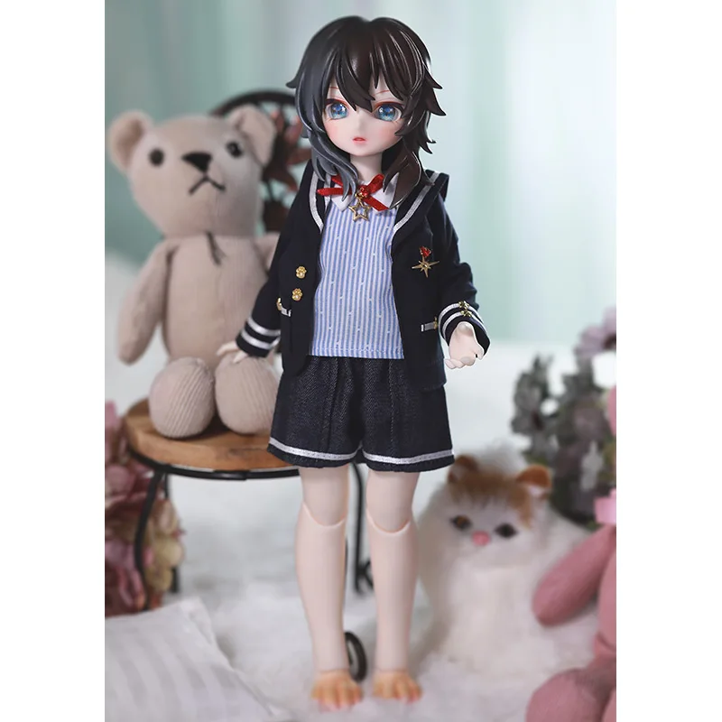 ตุ๊กตาBJD Shuga Fairyศัตรู 1/6 เรซิ่นวิกผมสําหรับเด็กSurpriseของขวัญสําหรับตุ๊กตาสาวอะนิเมะของเล่นเรซิ่นวิกผมสัตว์รุ่น