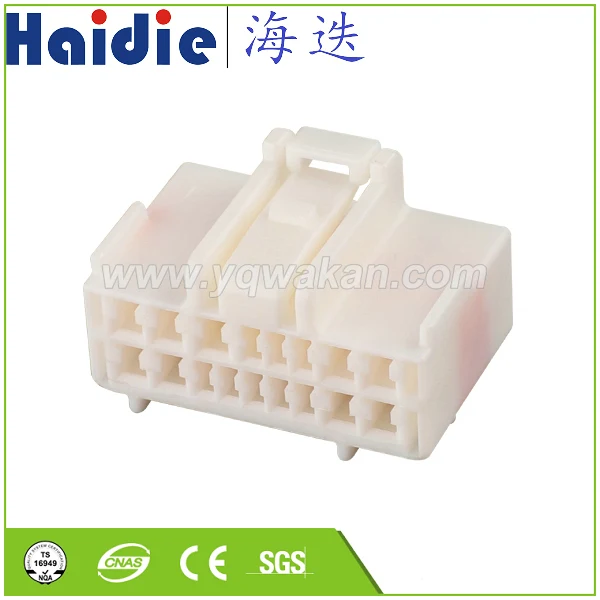 

Free shipping 2sets auto 17pin plastic housing plug 17p wire electric cable unsealed connector 6098-1998