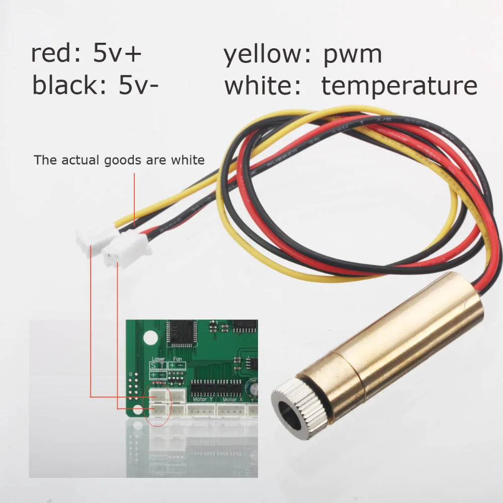 Módulo láser NEJE, Kit de repuesto de cabezal para grabador láser de DK-8-KZ, DK-BL, 1000mW/1500mW/2000mW/3000mw, 445nm/405nm