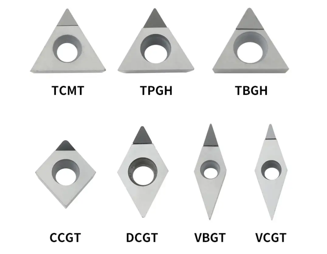 1PCS PCD CBN Diamond Inserts Cutter Tool CCMT060204 DCMT11T304 TCMT110204 TNMG WNMG VBMT APKT 16ER Lathe Internal Turning Tools