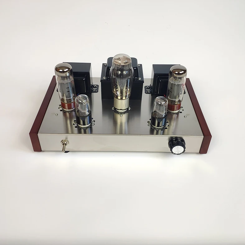 

NEW Home Audio Tube Amplifier DIY KITS 5Z3P+6N9P+EL34-B Stainless Steel Case Single End Power Ouput 13W*2 AC110V/220V