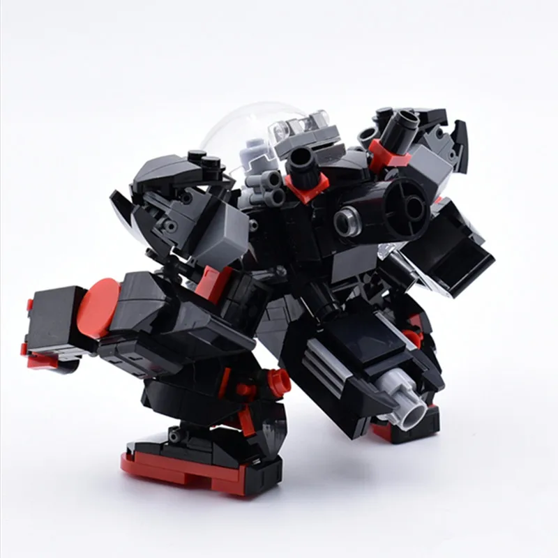 DIY Assembly Model Kits STEM MOC Mecha Model Small Particle Building Blocks Toy with High Degree of Reduction