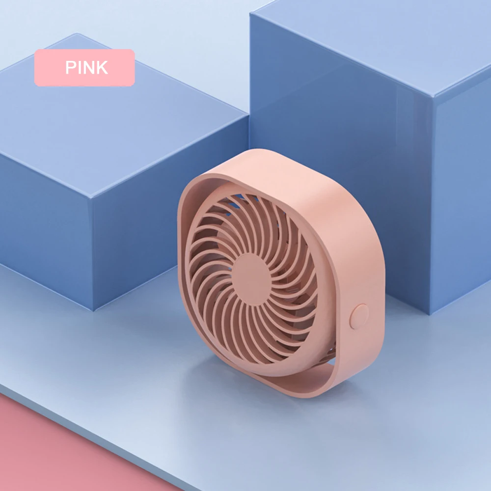 Nowy wentylator chłodnicy 360 ° USB Mini wentylator powietrza przenośny 3 prędkości Super wyciszenie chłodzenia dla biura na biurko wentylatory samochodów podróży domu USB gadżet wentylator