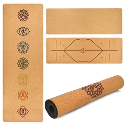 Dark Printing Yoga Fitness Mat Suede Rubber Non-slip Health Yoga Flower Mat Factory Outlet Practice Mat With Ncie Design