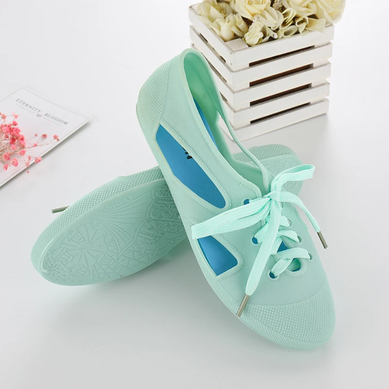 Women Casual Shoes 2021 New Ladies Waterproof Flats Comfy Soft Zapatos Mujer Walking Footwear 2021 Spring Summer New Rain Shoes