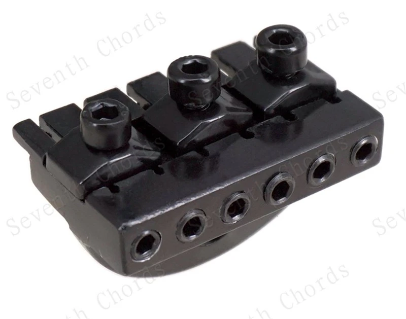 Ein Set schwarze Gitarren-Sicherungsmuttern für kopflose E-Gitarren, Zubehörteile für Musikinstrumente – Detail 7