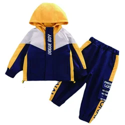Kid Tracksuit Boys Sets Windproof Autumn 2023 New Fashion Long Sleeve Zipper Outfits Sport Casual Costume for Children Clothing