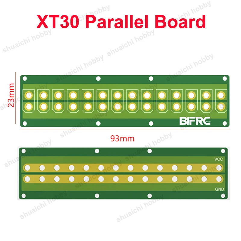 1PC XT60 XT30 równoległa płyta dla zdalnie sterowanego samolotu bateria litowa równoległe płyty ładowania grubość 1.6mm moduł obwodu PCB ładowarka