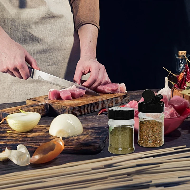 5/10/15/20 قطعة الملح والفلفل الهزازات التوابل الجرار التوابل الحاويات البلاستيكية لا تحتوي على BPA علبة مجموعة المطبخ السكر وعاء #3