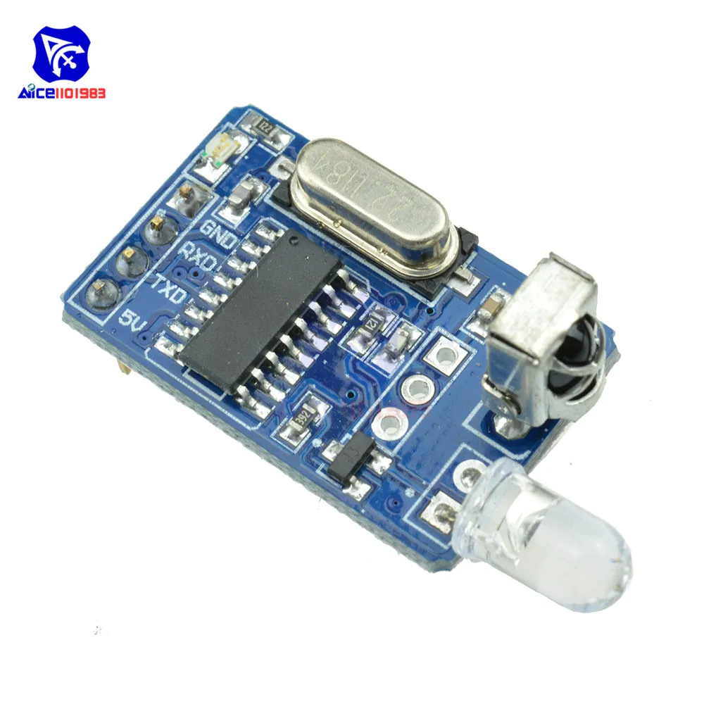 Diymore 5V Ir Infrarood Afstandsbediening Decoder Encoding Zender Ontvanger Draadloze Module Voor Arduino