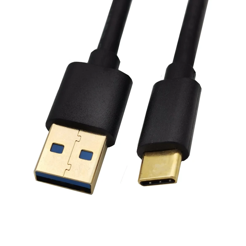 Złącze męskie USB 3.1 typu C USB-C do standardowego kabla męskiego USB 3.0 typu A do szybkiego ładowania urządzeń typu C 50 cm 1 m 1,8 m