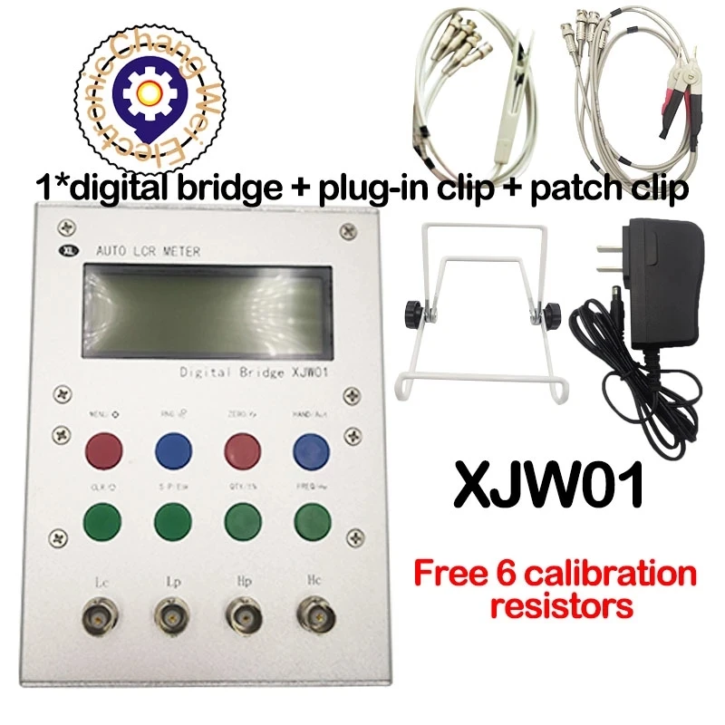 

Digital bridge XJW01 0.3% LCR tester resistance inductance capacitance ESR meter finished product