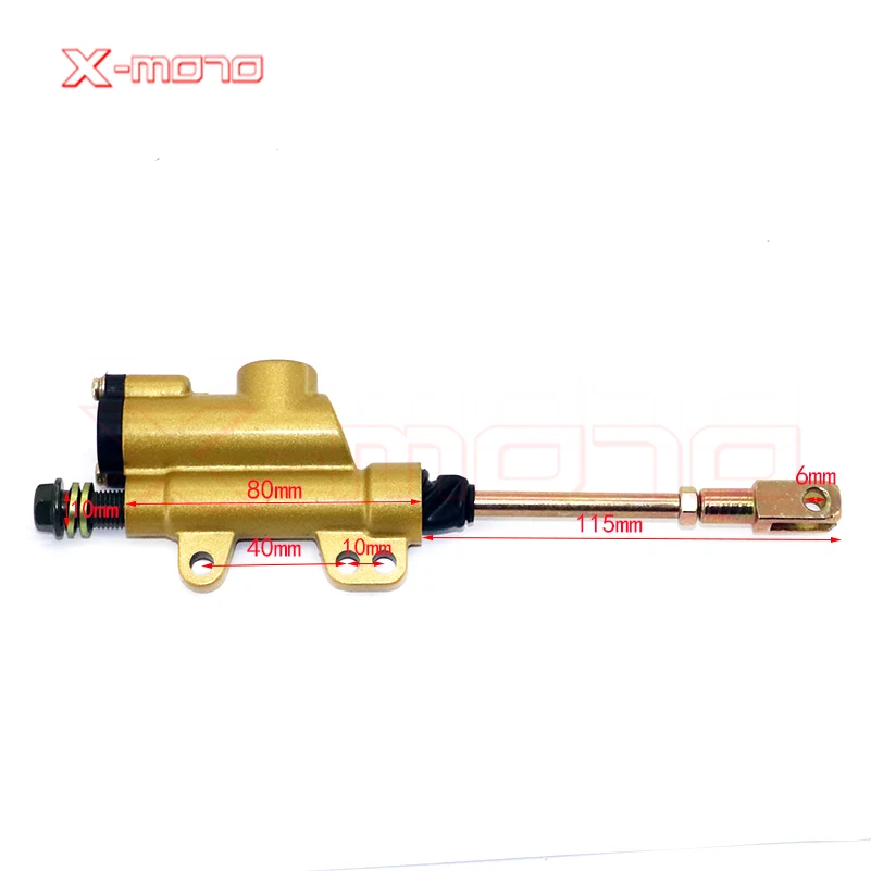 New Motorcycle Rear Hydraulic Brake Master Cylinder Pump For 50cc 70cc 110cc 125cc 150cc 250cc Thumpstar ATV Pit Pro Dirt Bike - view 4