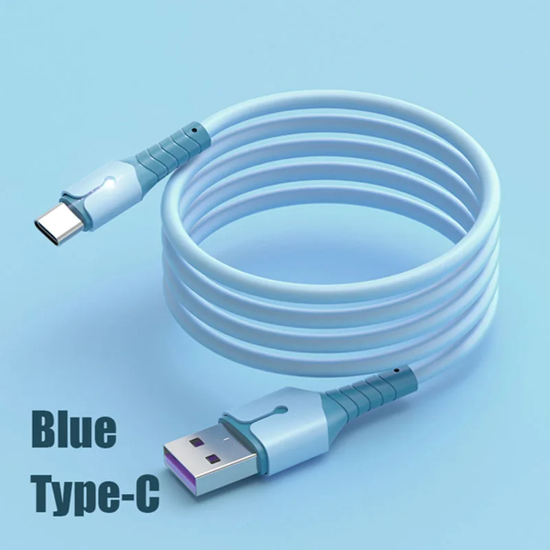 5A USB Type C Cable for Huawei P40 Pro Mate 30 P30 Pro Supercharge 40W Fast Charging USB-C Charger Cable for Phone Cord