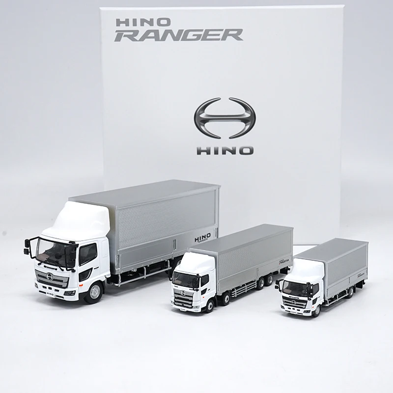 Original Collective Hino Ranger Profia Diecast Metal Car Truck Trailer Container Model 3 Units Set